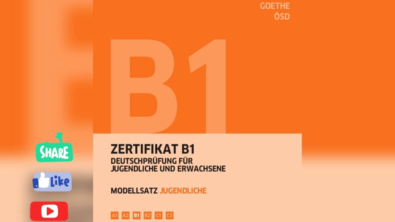 Deutschprüfung B1 Jugendliche  : Hören