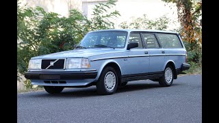 4K Review 1991 Volvo 240 Station Wagon amazing condition Virtual Test-Drive & Walk-around