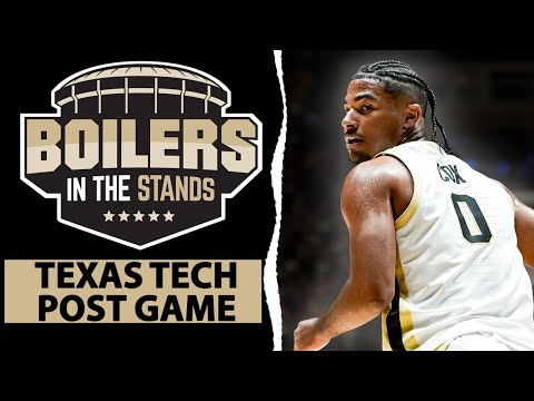 Purdue Boilermakers vs Texas Tech Red Raiders Post Game Show | Boilers In The Stands