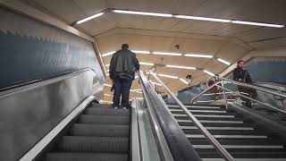 Spain, Madid, 2X Metro ride from Conde de Casal to Ventas @night