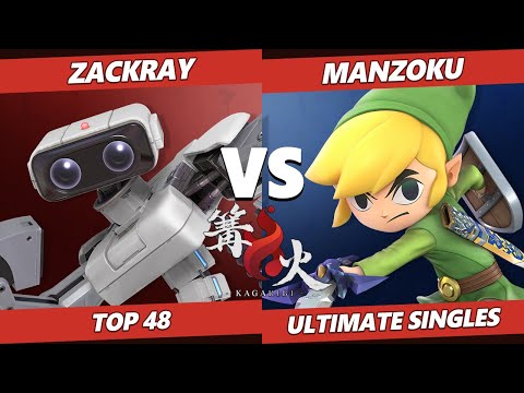 Kagaribi 1 Top 48 - GW｜Zackray (ROB) Vs. R2G｜Manzoku (Toon Link) Smash Ultimate SSBU