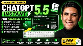 5 Practical Ways to use ChatGPT 5 5 Instant for Finance and FP&A
