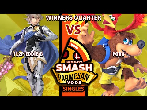SMASH PARMESAN 8 | WINNERS QUARTER FINALS | 1L2P EDDIE G [CORRIN] VS PORK [BANJO AND KAZOOIE]