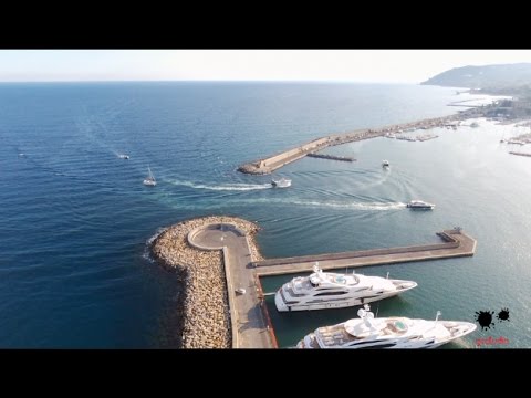 Portosole Sanremo Italy - Parrot Bebop 2 Drone Footage