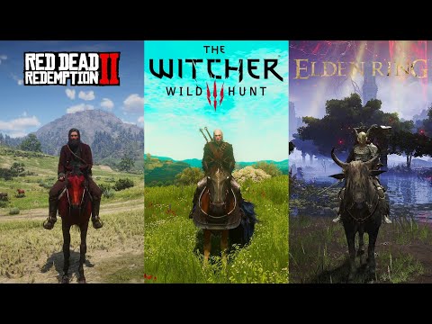 RDR2 vs The Witcher 3 vs Elden Ring - Which Is Best?