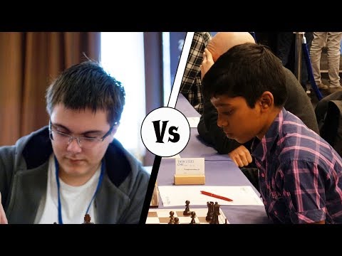 Mikhail Antipov vs Rameshbabu Praggnanandhaa, Abu Dhabi Masters 2019