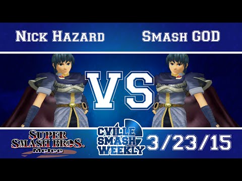 Cville Smash - Nick Hazard vs VGz SmashG0d - SSBM Losers Semis - Melee