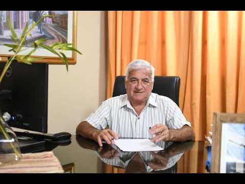 OBRA PÚBLICA NACIONAL "0" EN MUNICIPIOS. Aldo Etcheverry, intendente de Alejandro Roca