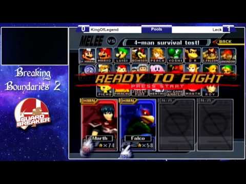 BB2 - KingOfLegend (Marth, Fox) vs Leck (Falco) - Melee Pools