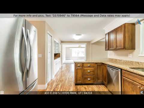 Priced at $349,000 - 410 E 200 S, Hyde Park, UT 84318