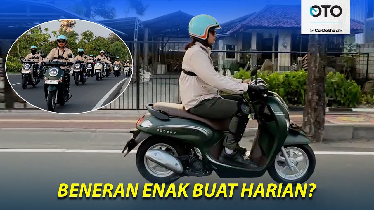JAJALIN NEW HONDA SCOOPY, LINCAH BUAT HARIAN IRITNYA OKE JUGA