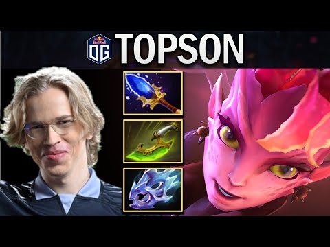 OG.TOPSON DARK WILLOW WITH AGHANIMS AND MOON SHARD - DOTA 2 GAMEPLAY