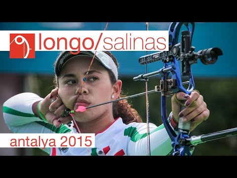 Laura Longo v Sarai Salinas – compound women's bronze | Antalya 2015 Archery World Cup S2
