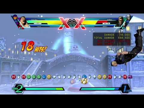 [UMVC3] Haggar/Hulk/Sent BnB v.2013 Proof of Concept - 1.083k damage, +2.7 meter