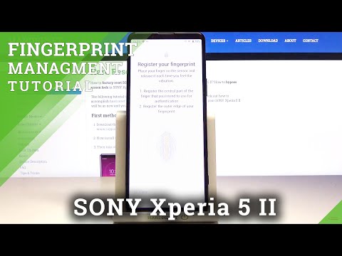 How to Set Up Fingerprint Unlock in Sony Xperia 5 II – Add Fingerprint