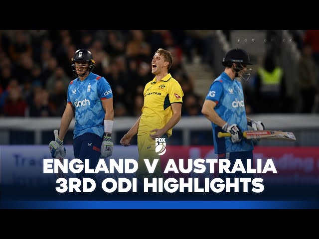 England v Australia – Third ODI Full Match Highlights I 25/09/24 I Fox Cricket