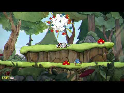Cuphead Inkwell Isle 1 Run N' Gun 'Forest Follies'