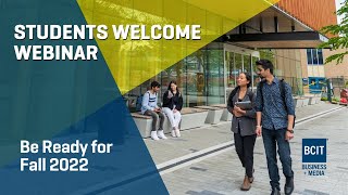 BCIT Business + Media Students Welcome Webinar