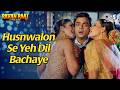 Husnwalon Se Yeh Dil Bachaye Lyrical Ravan Raaj Paresh Rawal Udit Narayan 90s Party Song