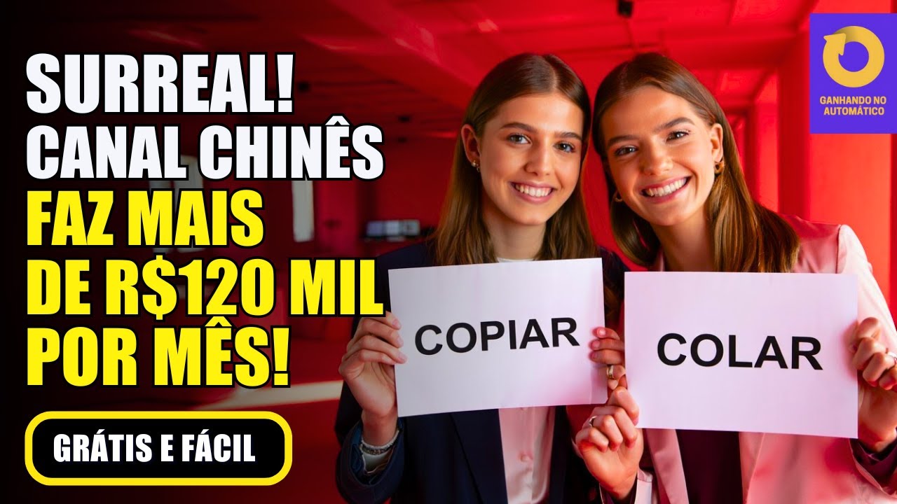 Now replicate this channel that earns more than R$120 thousand per month. Easy peasy!