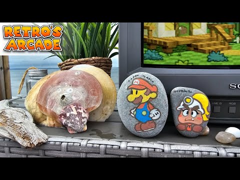 Brought my favorite SONY PVM CRT to the beach to play Paper Mario on GameCube. I regret nothing!