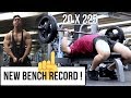 Max Out Bench Press 20x225 @20 | Pursue Your Dream Ep.5