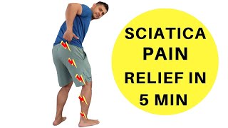 Sciatica pain relief in 5min