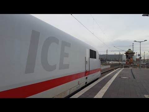 ICE 1 in Halle(Saale)Hbf: ICE707 München Hbf