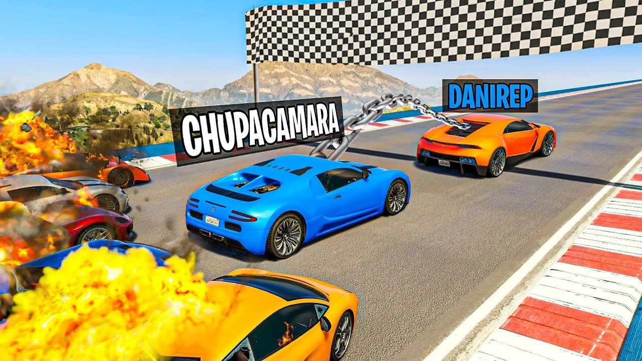 EL ÚLTIMO EXPLOTA CON COCHES ALEATORIOS! CHUPACAMAREADA HISTÓRICA! - GTA 5 ONLINE
