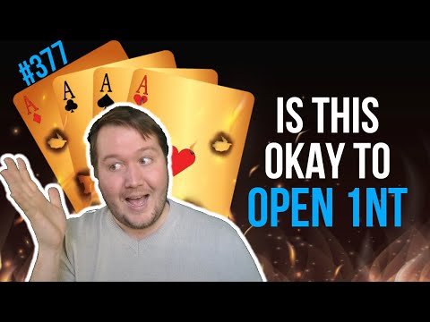 Is This Okay To Open 1NT - Weekly Free #377