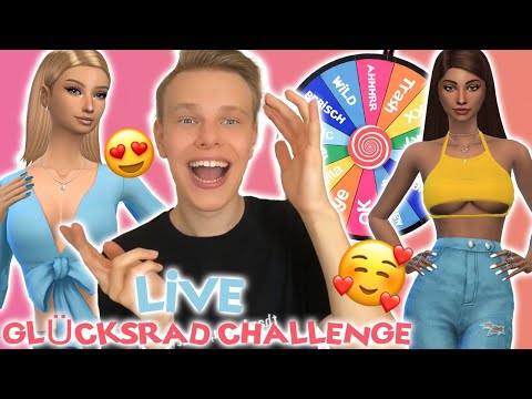 LIVE: Die Sims 4: Glücksrad Challenge mit EUCH! 😍💗