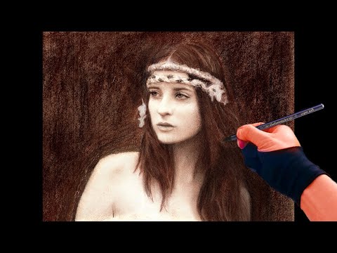 Girl with wild flowers