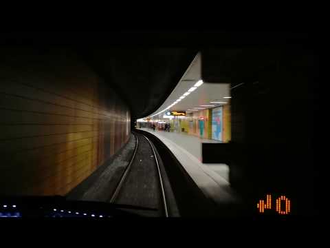 [Metro Cab Ride] U-Bahn Frankfurt Linie 4 / Bockenheimer Warte ➡ Hessen-Center