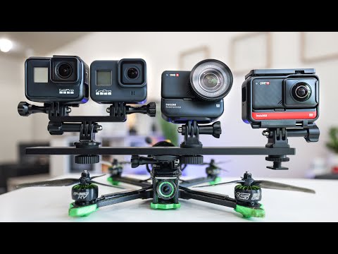 Best Action Cams for Cinematic FPV Drones! (GoPro 8 HyperSmooth vs ReelSteady vs Insta360 FlowState)