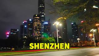 深圳夜景，市民中心附近逛逛 | 2025年3月15日