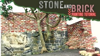 How To Paint Realistic Stone And Brick Walls