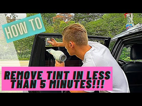 How to Remove Window Tint & Glue in less than 5 minutes using 5 household items