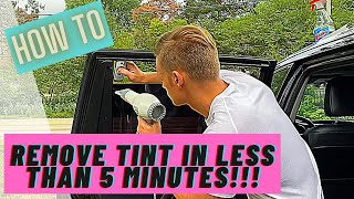 How to Remove Window Tint & Glue in less than 5 minutes using 5 household items