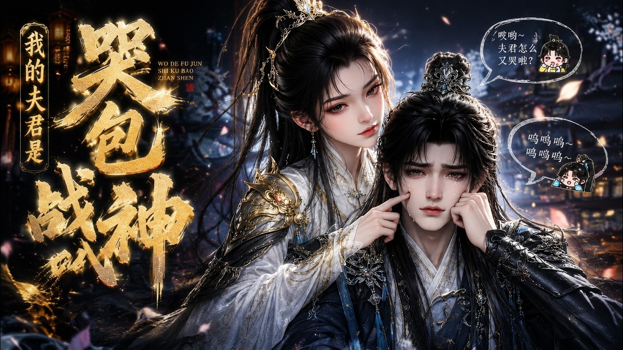 🌟《我的夫君是哭包战神》本以为嫁了个爱哭鬼得护他一辈子，结果敌军压境他眼泪一擦提刀上阵，才发现他每次哭都是因为我多看了别人一眼~#刷剧漫 #搞笑 #反差