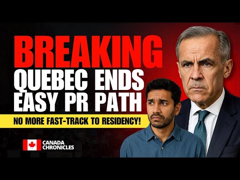 Quebec Immigration 2025: Easy PR Path ENDS | No More Fast-Track to Residency for Students & Workers