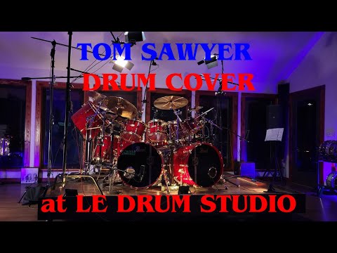 Tom Sawyer Drum Cover at Le Drum Studio with SNOW!