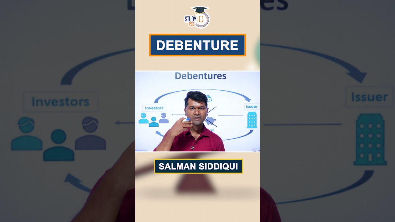 What is Debenture? #debentures #economy #shorts #studyiqpcs