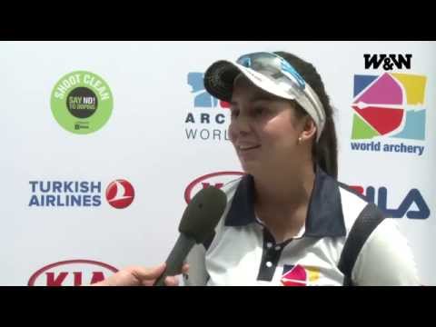 "I just wanted to be a good athlete" - Sara LOPEZ interview at Medellin 2014