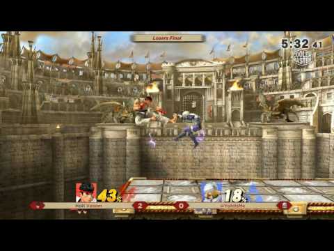 Yoh (Sheik) vs HoH Venom (Ryu) - ExtravaLANza 2016 - Wii U LF