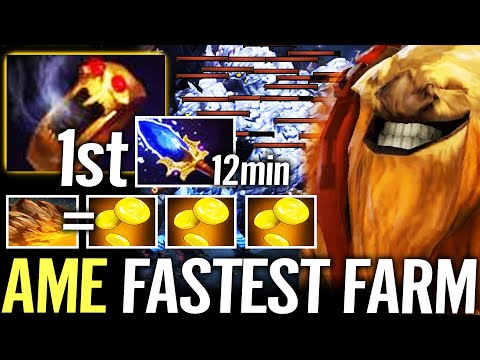🔥 AME Earthshaker Carry SOUL RING 1st item? — 12min Aghanim NEW META Fastest Farm Dota 2 Pro