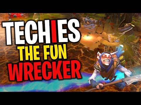 Techies the Fun Wrecker - DotA 2 Funny Moments