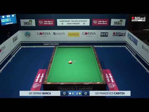 Cabitza Francesco VS Barca Sergio - Campionati Italiani 2018/2019