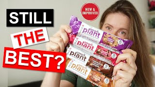 PhD Smart Plant Bars NEW & IMPROVED | ALL FLAVORS + MACROS COMPARISON | Vegan Protein Bar Review
