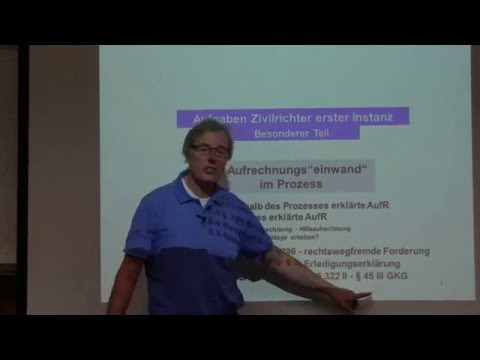 Aufrechnung Überblick