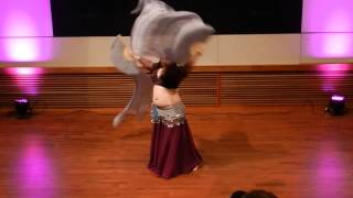 Crusade (Ancient Rites) - Improv Belly Dance Solo with Fan Veils